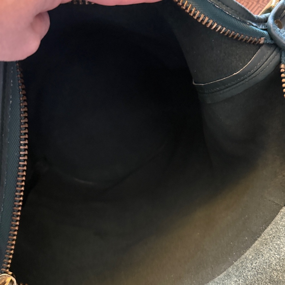 Vintage Coach xl duffle sac 9085 BOTTLE GREEN - Picture 12 of 12